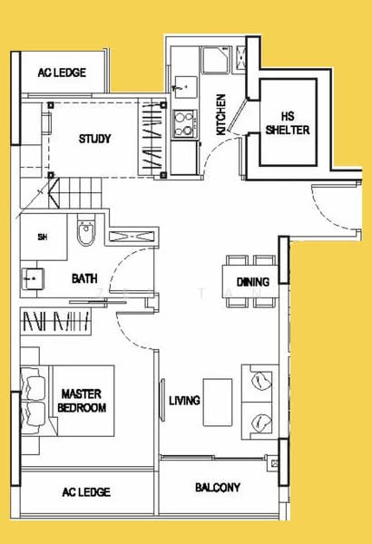 Urban Vista, 2 Tanah Merah Kechil Link, 2 Bedrooms, 700 sqft, Condominium For Rent, by Zen Tan, 23308298 - PropertyGuru.com.sg