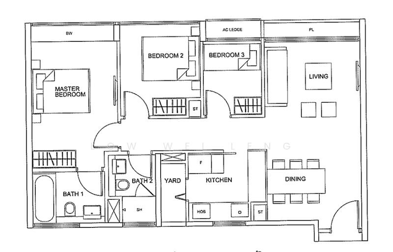 RV Residences, 467 River Valley Road, Tanglin / Holland / Bukit Timah, 3 Bedrooms, 861 sqft, Condominium For Rent, by Low Wei Leng, 23322135 - PropertyGuru.com.sg