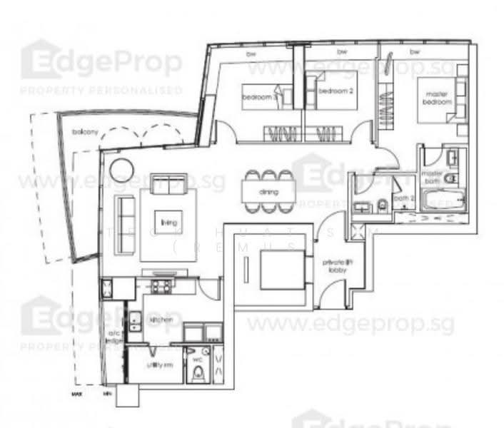 One Shenton, 1 Shenton Way, Boat Quay / Raffles Place / Marina, 3 Bedrooms, 1,592 sqft, Condominium For Rent, by Teck Huat Sim (Remus), 23322769 - PropertyGuru.com.sg