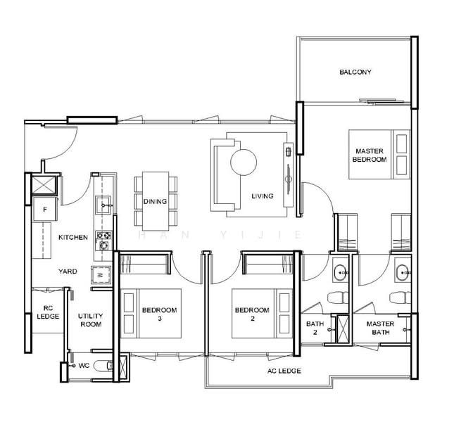 Vue 8 Residence, Pasir Ris Heights, 3 Bedrooms, 1,044 sqft, Condominium For Rent, by Han Yijie, 23323428 - PropertyGuru.com.sg