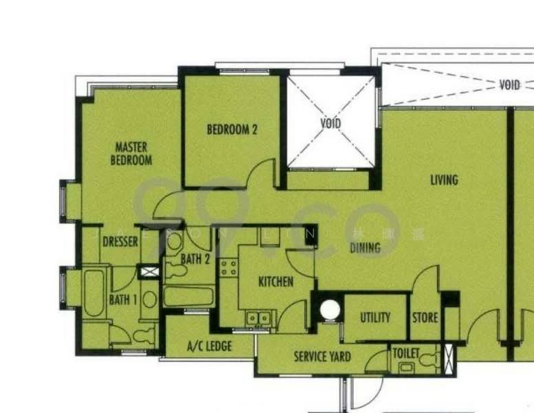 Twin Heights, 352 Balestier Road, 2 Bedrooms, 1,237 sqft, Apartment For Rent, by Jaeson Lin 林暉盛, 23328560 - PropertyGuru.com.sg