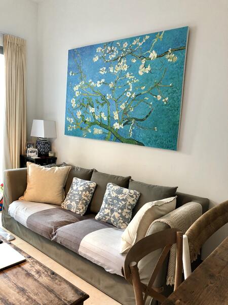 Furniture shown for staging only