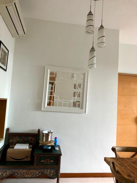 Furniture shown for staging only