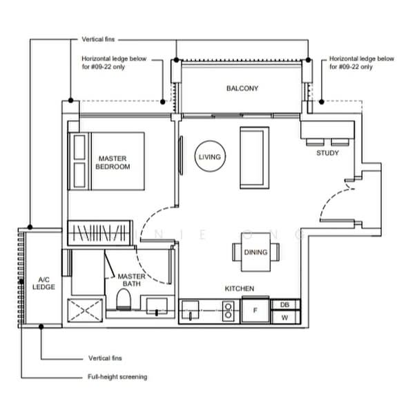 Forest Woods, Lorong Lew Lian, 1 Bedroom, 506 sqft, Condominium For Rent, by Quinie Ong, 23330788 - PropertyGuru.com.sg