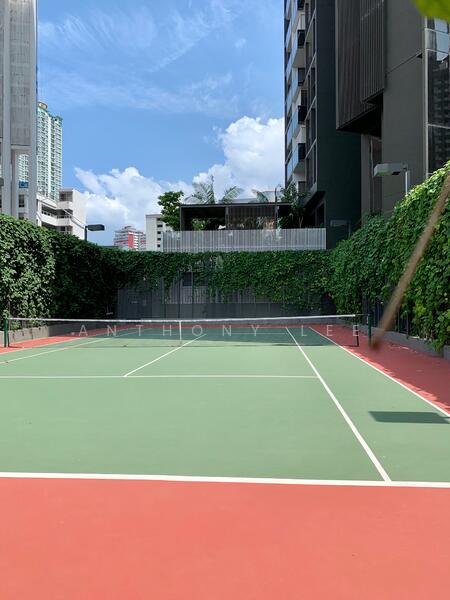 tennis court at level 1