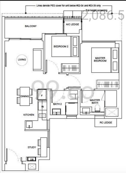 Forest Woods, Lorong Lew Lian, 2 Bedrooms, 721 sqft, Condominium For Rent, by Joan Chua, 23336706 - PropertyGuru.com.sg