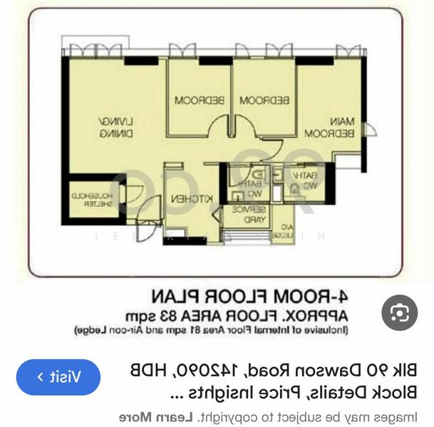 89 Dawson Road, 89 Dawson Road, 3 Bedrooms, 1,001 sqft, HDB Flat For Rent, by Lee Kiat Chin, 23338140 - PropertyGuru.com.sg