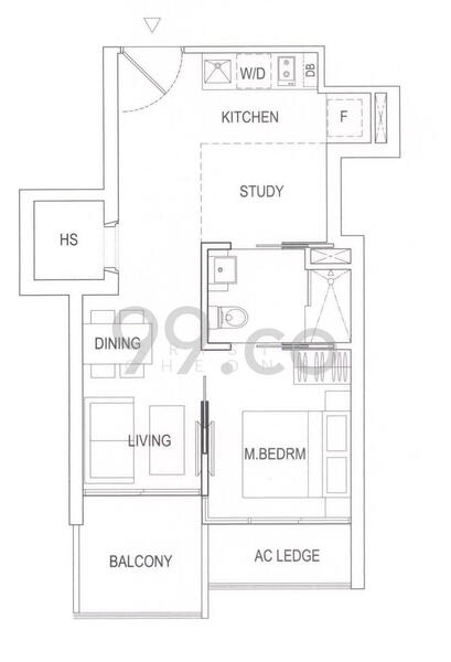 Robinson Suites, 50 Robinson Road, Boat Quay / Raffles Place / Marina, 1 Bedroom, 495 sqft, Condominium For Rent, by Kriste Cheong, 23339354 - PropertyGuru.com.sg