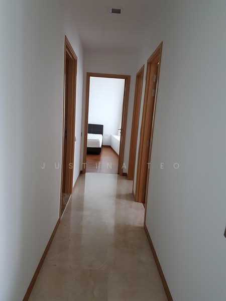 The Lincoln Residences, 28 Surrey Road, 3 Bedrooms, 1,280 sqft, Condominium For Rent, by Justina Teo, 23353910 - Corridor to rooms - PropertyGuru.com.sg