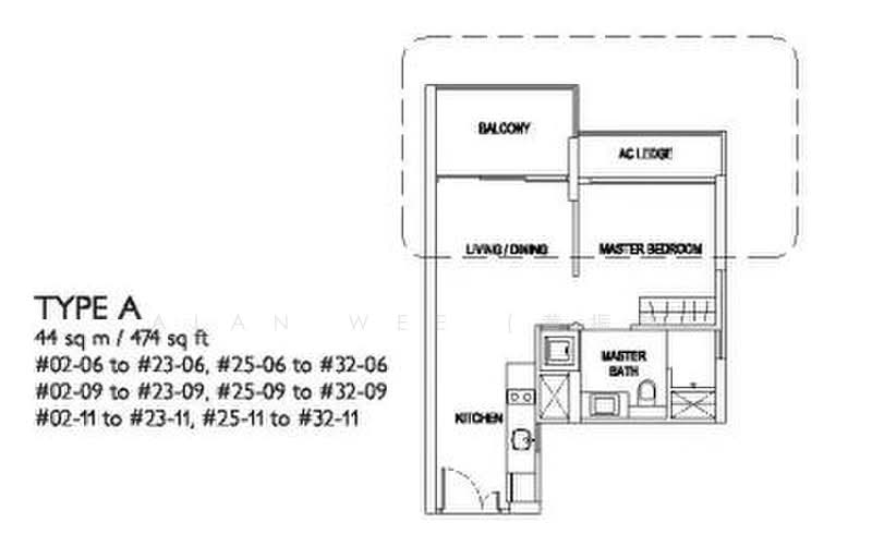 J Gateway, 2 Gateway Drive, 1 Bedroom, 473 sqft, Condominium For Rent, by Alan Wee, 23361666 - PropertyGuru.com.sg