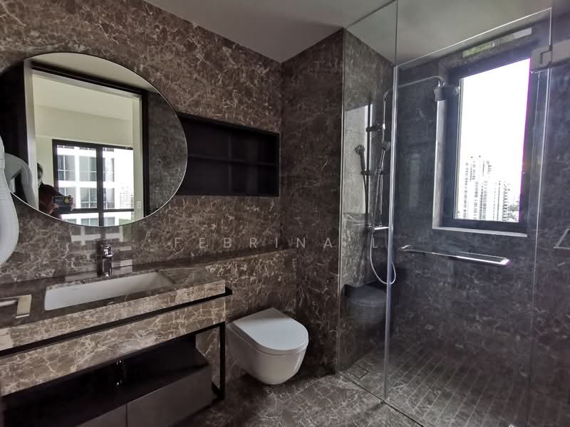 Amber 45, 45 Amber Road, 3 Bedrooms, 1,130 sqft, Condominium For Rent, by Febrina L, 23370718 - master bath - PropertyGuru.com.sg