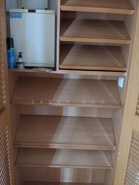 Shoe cabinet at door entrance