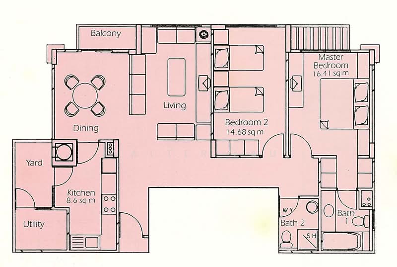 Estella Gardens, 21 - 27 Flora Road, 2 Bedrooms, 1,141 sqft, Condominium For Rent, by Walter Lau, 23389514 - PropertyGuru.com.sg