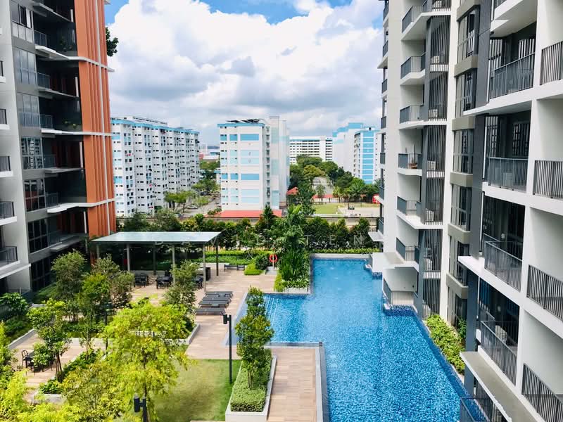 North Park Residences, 15 Yishun Central 1, 2 Bedrooms, 753 sqft, Condominium For Rent, by David Teng, 23395938 - Pool view - PropertyGuru.com.sg