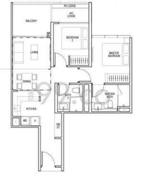 The Tapestry, 63 Tampines Street 86, 2 Bedrooms, 700 sqft, Condominium For Rent, by Nigel Toh, 23400587 - PropertyGuru.com.sg