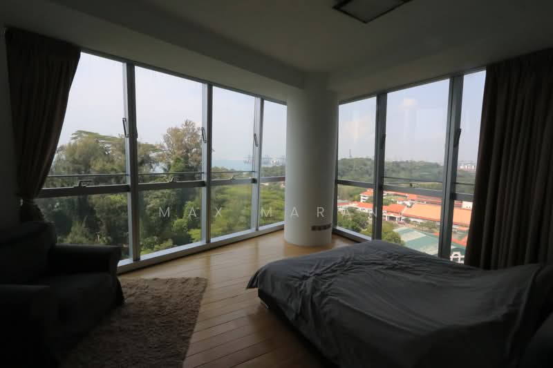 Reflections at Keppel Bay, 25 Keppel Bay View, Harbourfront / Telok Blangah, 3 Bedrooms, 1,873 sqft, Condominium For Sale, by Max Maran, 23401516 - Master Bedroom 100% Unblock Sea View - PropertyGuru.com.sg