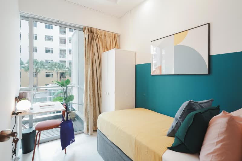 The Alcove, 10 Lorong 27 Geylang Singapore, Room Rental, 107 sqft, Condominium For Rent, by Cove, 23404328 - Black room - standard - PropertyGuru.com.sg