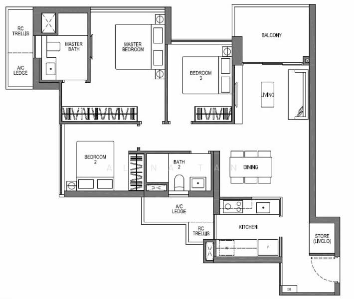 Seaside Residences, 10 Siglap Link, 3 Bedrooms, 1,023 sqft, Apartment For Rent, by Alina Tan, 23405162 - PropertyGuru.com.sg