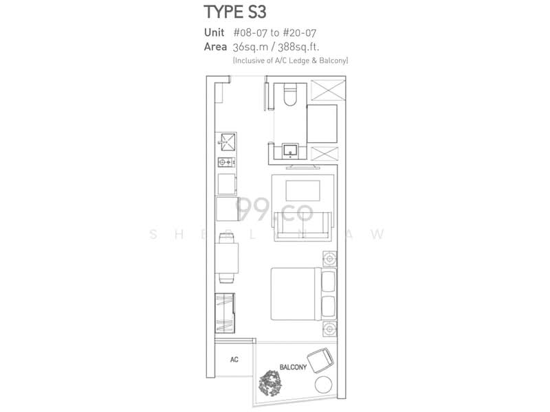 The Interweave, 21 Kim Keat Road, Studio, 388 sqft, Condominium For Rent, by Sherlyn Aw, 23406728 - PropertyGuru.com.sg