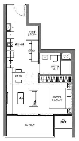 Seaside Residences, 10 Siglap Link, East Coast / Marine Parade, 1 Bedroom, 560 sqft, Apartment For Rent, by Alvin Chung, 23412008 - PropertyGuru.com.sg