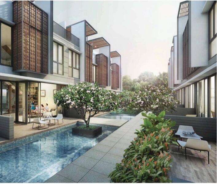 Alana - landed living in resort condo, , 4 Bedrooms, 3,035 sqft, Cluster House For Sale, by Meriell Alexiz Kwek, 23413672 - Alfreso dining under the stars. - PropertyGuru.com.sg