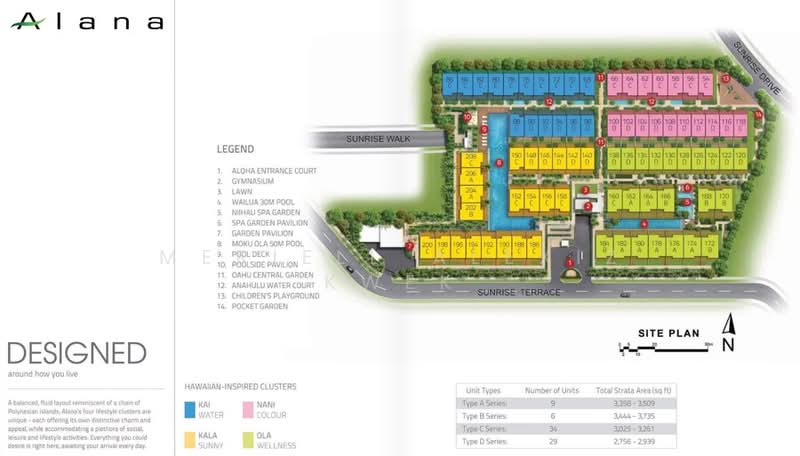 Alana - landed living in resort condo, , 4 Bedrooms, 3,035 sqft, Cluster House For Sale, by Meriell Alexiz Kwek, 23413672 - Exclusive landed enclave with common facilities. - PropertyGuru.com.sg