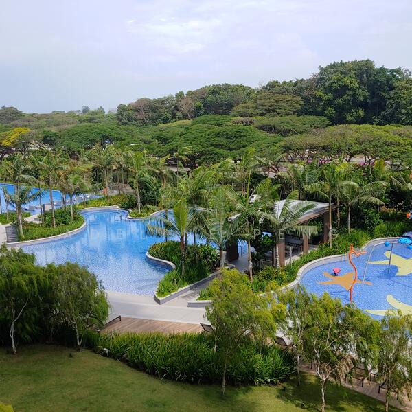 Lovely pool view from the unit