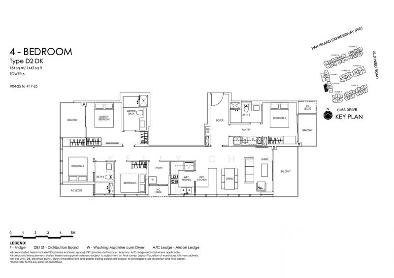 Sims Urban Oasis, 6 Sims Drive, 4 Bedrooms, 1,442 sqft, Condominium For Sale, by Kelly Chou, 23428051 - PropertyGuru.com.sg