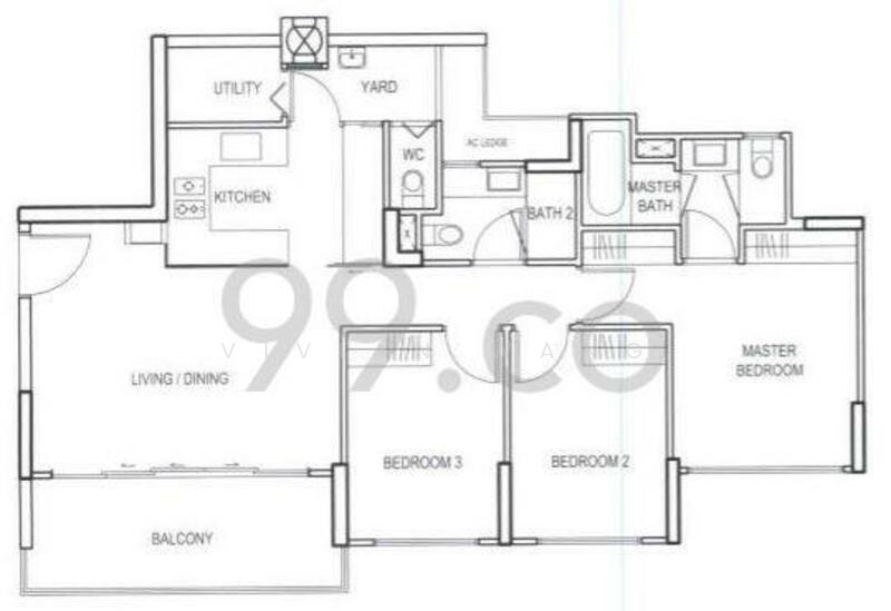 eCO, 277 Bedok South Avenue 3, 3 Bedrooms, 1,152 sqft, Condominium For Rent, by Vivian Wang, 23428097 - PropertyGuru.com.sg