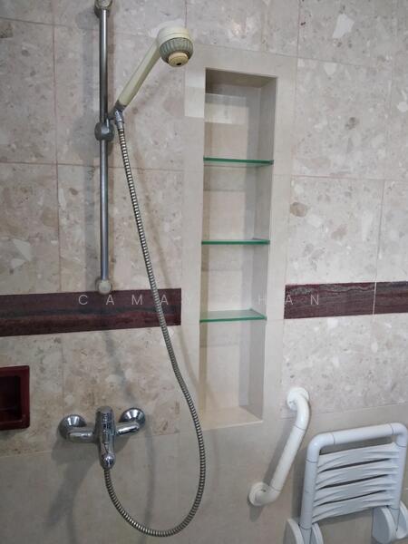 Attached bathroom in the master bedroom