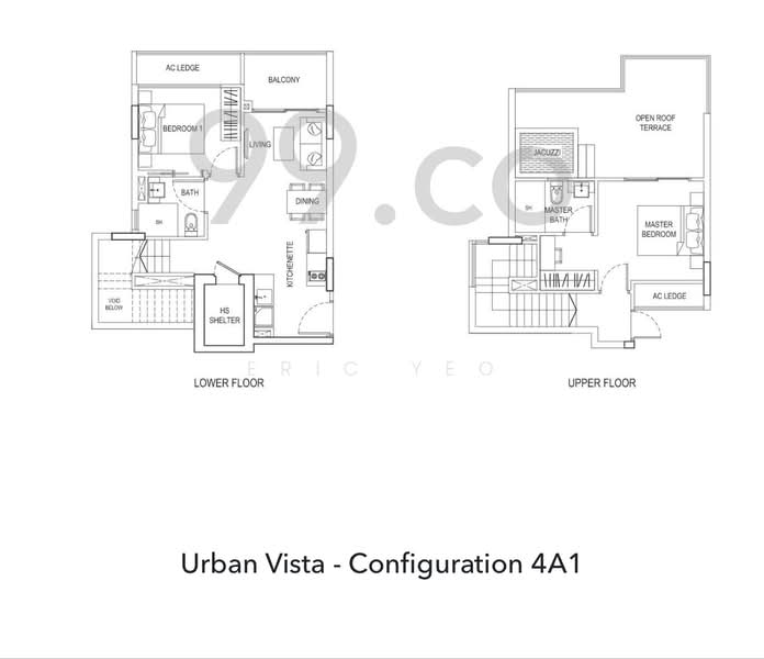 Urban Vista, 4 Tanah Merah Kechil Link, 2 Bedrooms, 1,076 sqft, Condominium For Rent, by Eric Yeo, 23461180 - PropertyGuru.com.sg