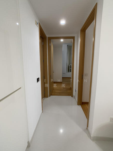 Walkway to bedrooms