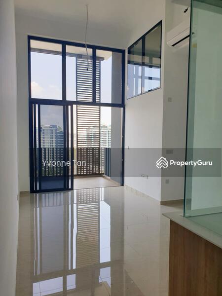Bright and Airy High Ceiling Living Hall with Balcony