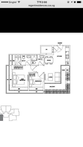 Regent Residences, 1091 Serangoon Road, 2 Bedrooms, 807 sqft, Condominium For Rent, by Joey Teo 張彩億, 23469462 - PropertyGuru.com.sg
