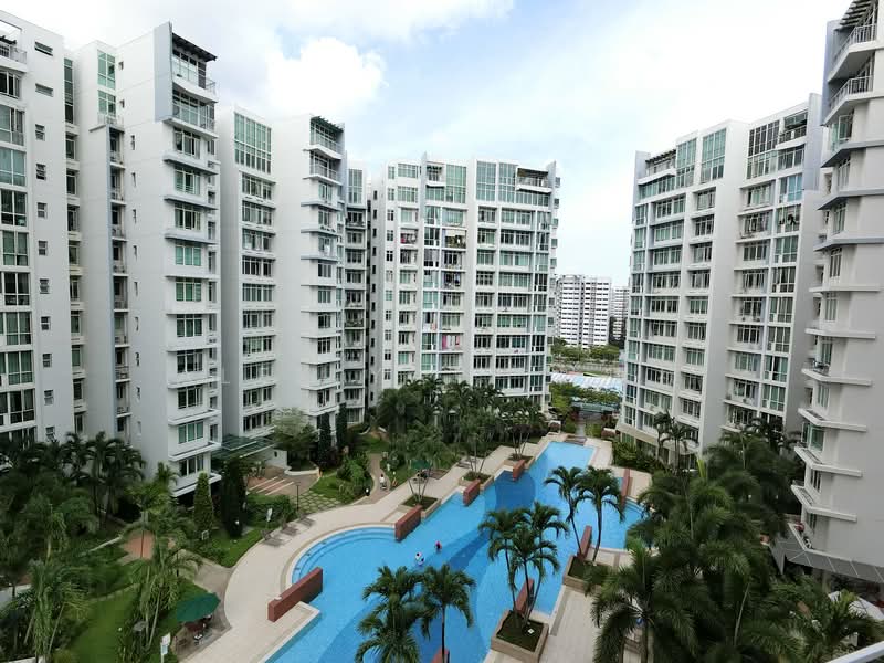 Compass Heights, 9 Sengkang Square, 4 Bedrooms, 1,551 sqft, Condominium For Rent, by Alex Yap  叶国祯, 23470148 - View from Living and Bedrooms - PropertyGuru.com.sg
