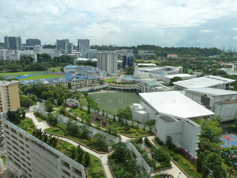 View from the living and bedrooms