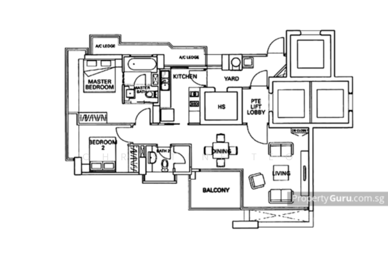 Residences @ Evelyn, 17 Evelyn Road, 2 Bedrooms, 1,109 sqft, Condominium For Rent, by Christine Teo, 23497383 - PropertyGuru.com.sg