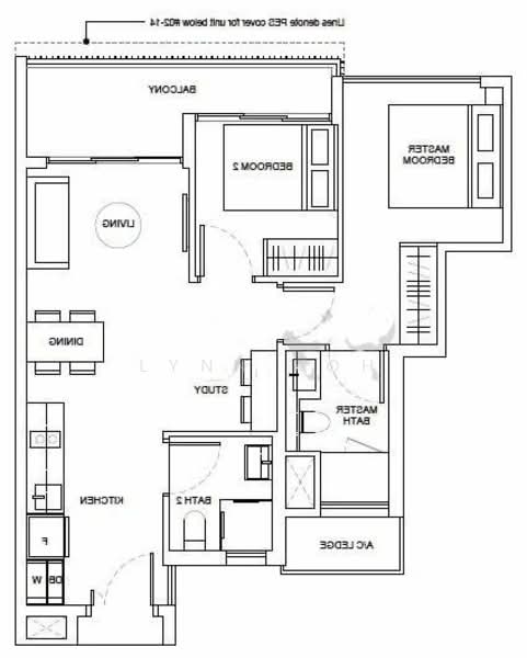 Forest Woods, Lorong Lew Lian, 2 Bedrooms, 732 sqft, Condominium For Rent, by Lynn Koh, 23507904 - PropertyGuru.com.sg