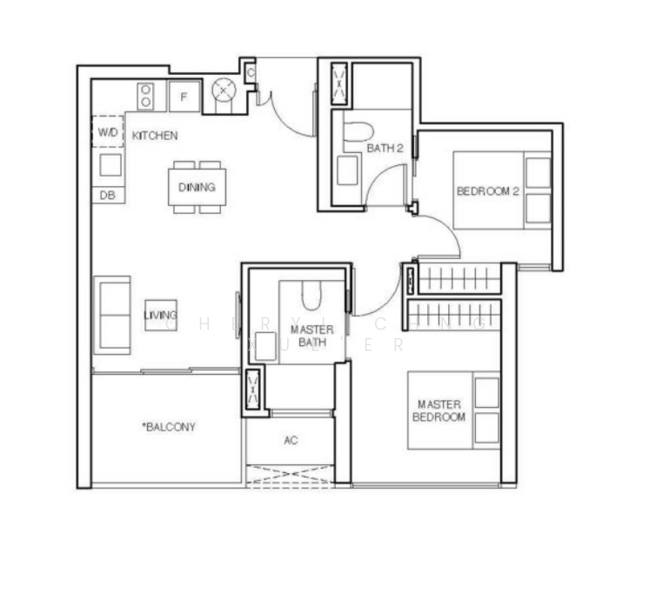 Commonwealth Towers, 232 Commonwealth Avenue, 2 Bedrooms, 700 sqft, Condominium For Rent, by Cheryl Chng Xue'Er 庄雪娥, 23511637 - PropertyGuru.com.sg