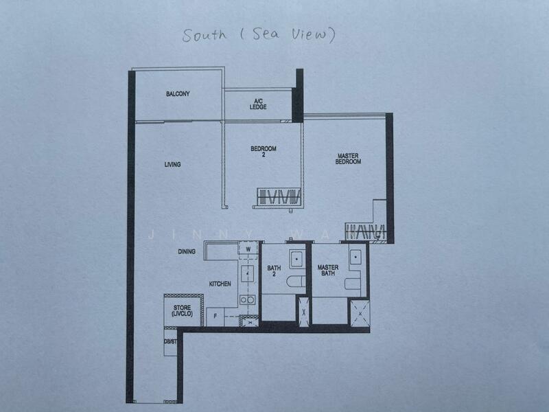 Seaside Residences, 16 Siglap Link, 2 Bedrooms, 786 sqft, Condominium For Rent, by Jinny Wang, 23512039 - PropertyGuru.com.sg