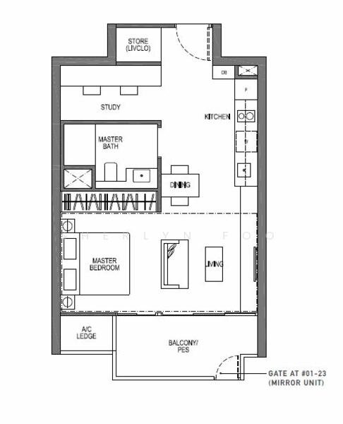 Seaside Residences, 12 Siglap Link, East Coast / Marine Parade, 1 Bedroom, 592 sqft, Apartment For Rent, by Sherlyn Foo, 23522093 - PropertyGuru.com.sg