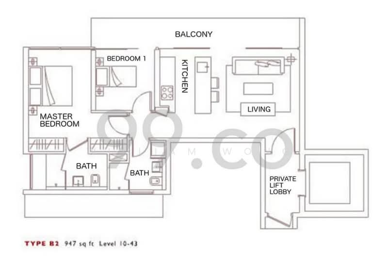 Scotts Square, 8 Scotts Road, 2 Bedrooms, 947 sqft, Apartment For Sale, by William Wong, 23528441 - PropertyGuru.com.sg