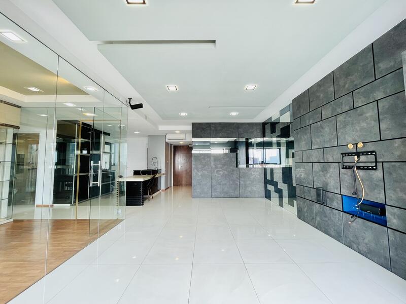 spacious living room