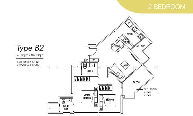 Boathouse Residences, 33 Upper Serangoon View, Hougang / Punggol / Sengkang, 2 Bedrooms, 840 sqft, Condominium For Rent, by Connie Chew 周址芩, 23554012 - PropertyGuru.com.sg