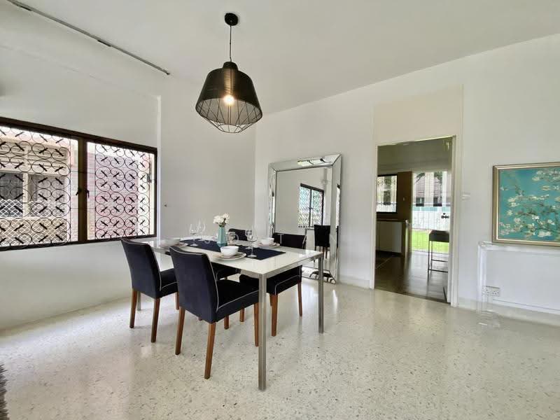 Almost Black & White Space with Lotsa Character & Tranquility, Bedok Ave / Kew / Eastwood / Upper East Coast, Bedok / Upper East Coast, 4 Bedrooms, 3,000 sqft, Semi-Detached House For Rent, by JO Tan, 23559161 - PropertyGuru.com.sg