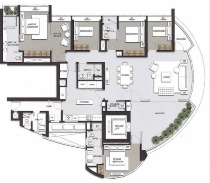 The Trillium, 112 Kim Seng Road, 5 Bedrooms, 2,400 sqft, Condominium For Rent, by Rachelle Koh, 23562227 - PropertyGuru.com.sg