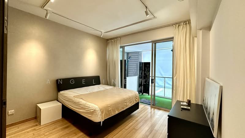 Master room and patio 