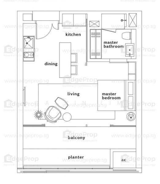 OUE Twin Peaks, 33 Leonie Hill Road, 1 Bedroom, 549 sqft, Condominium For Sale, by Calvin Lim, 23563738 - PropertyGuru.com.sg