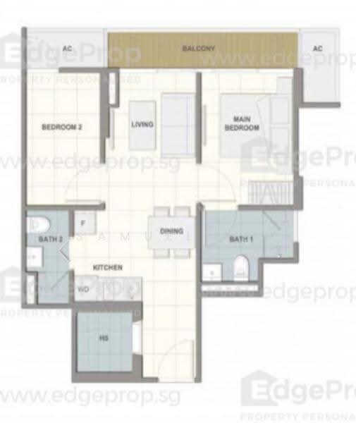 Forte Suites, 88 Mergui Road, Farrer Park / Serangoon Rd, 2 Bedrooms, 603 sqft, Condominium For Sale, by Samuel Lee, 23573300 - PropertyGuru.com.sg