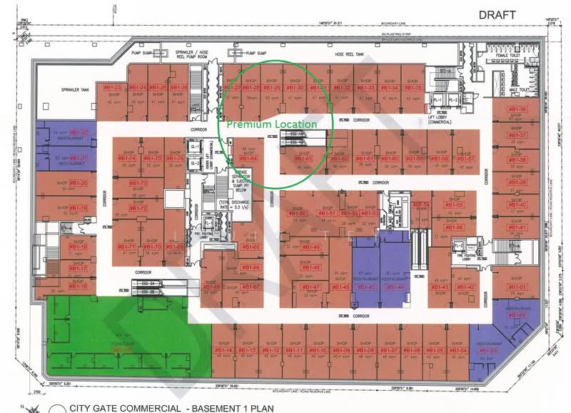 City Gate, 371 Beach Road, 441 sqft, Mall Shop For Rent, by Louis Tey, 23585221 - CommercialGuru.com.sg